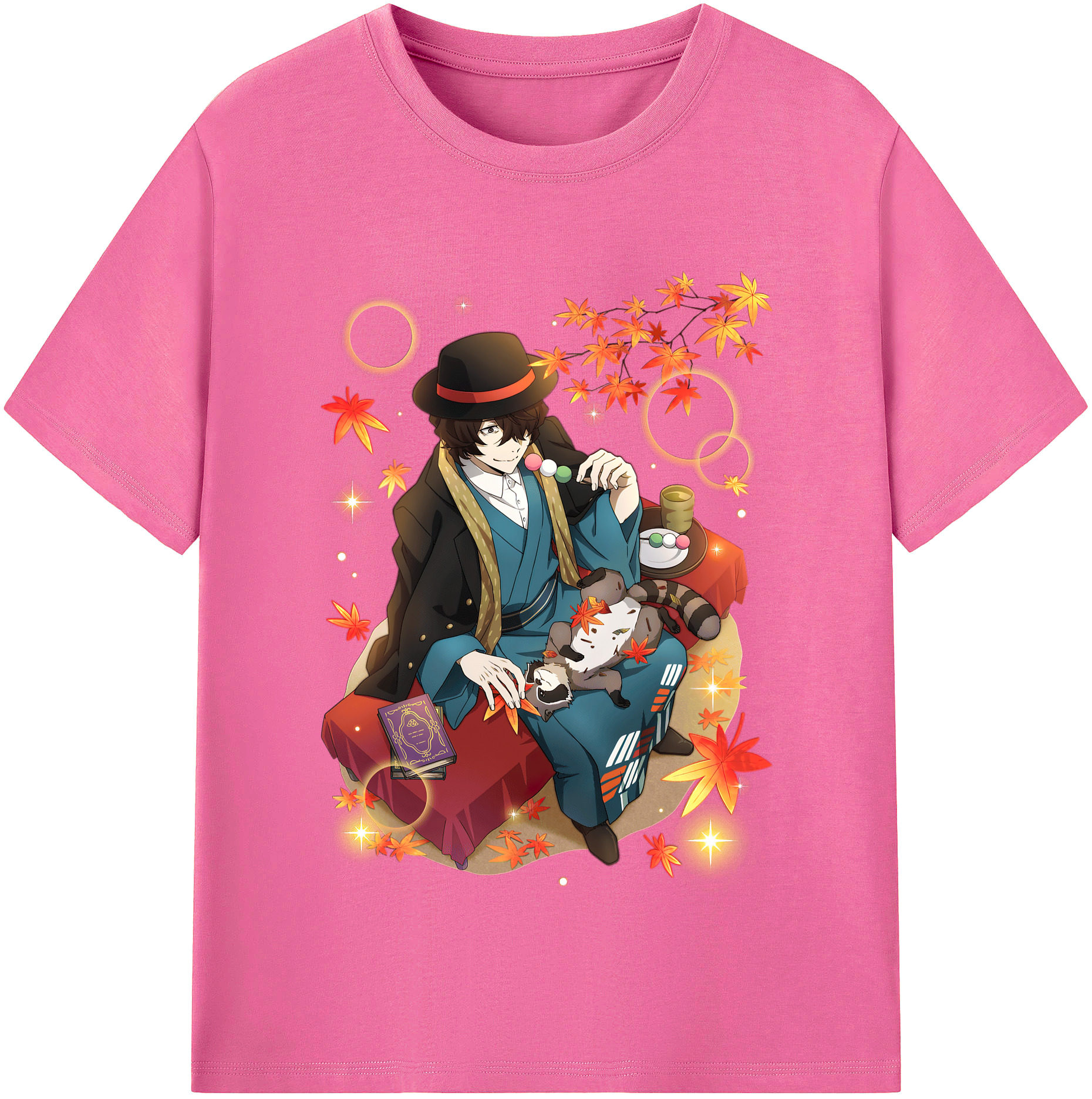 （画像用） 文豪ストレイドッグス Bungo Stray Dogs レディースカジュアルプリントTシャツ（綿100％）